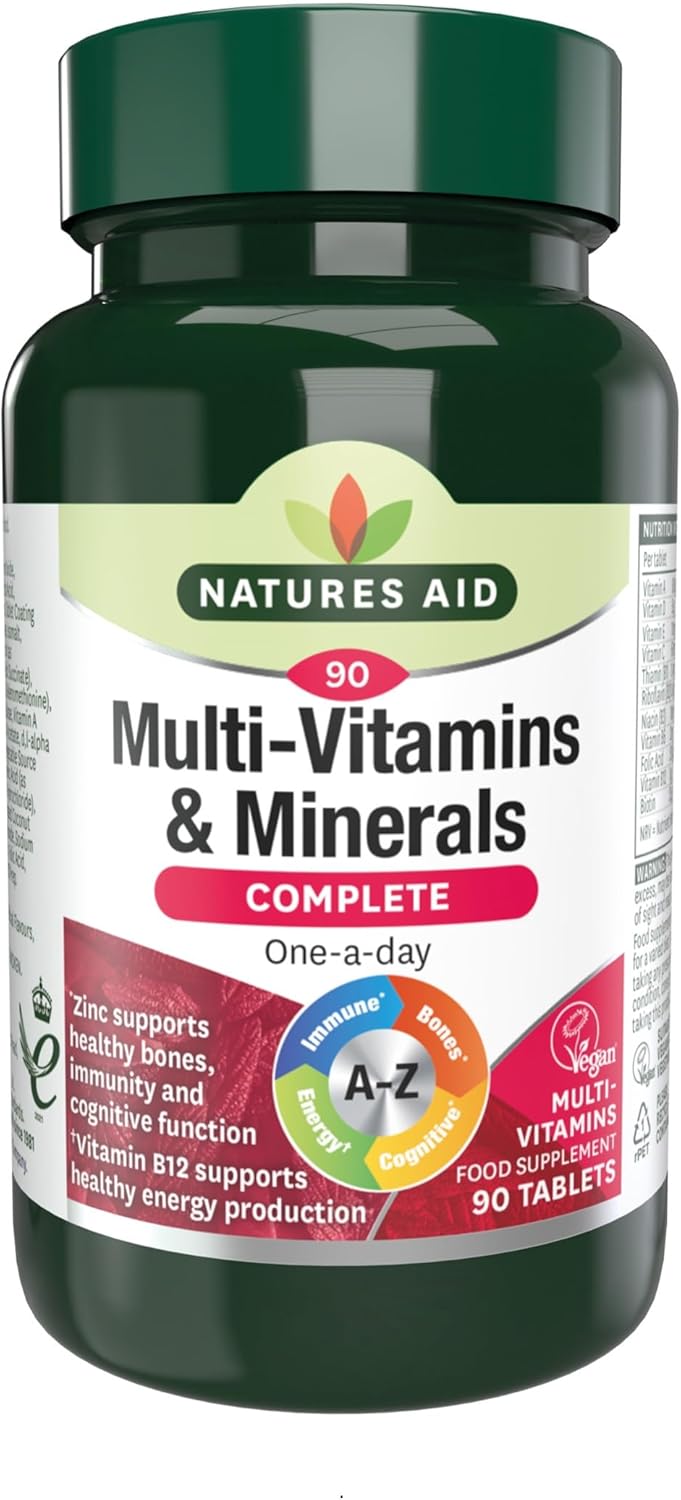 Natures Aid Multivitamins & Minerals Review: Daily Energy Boost