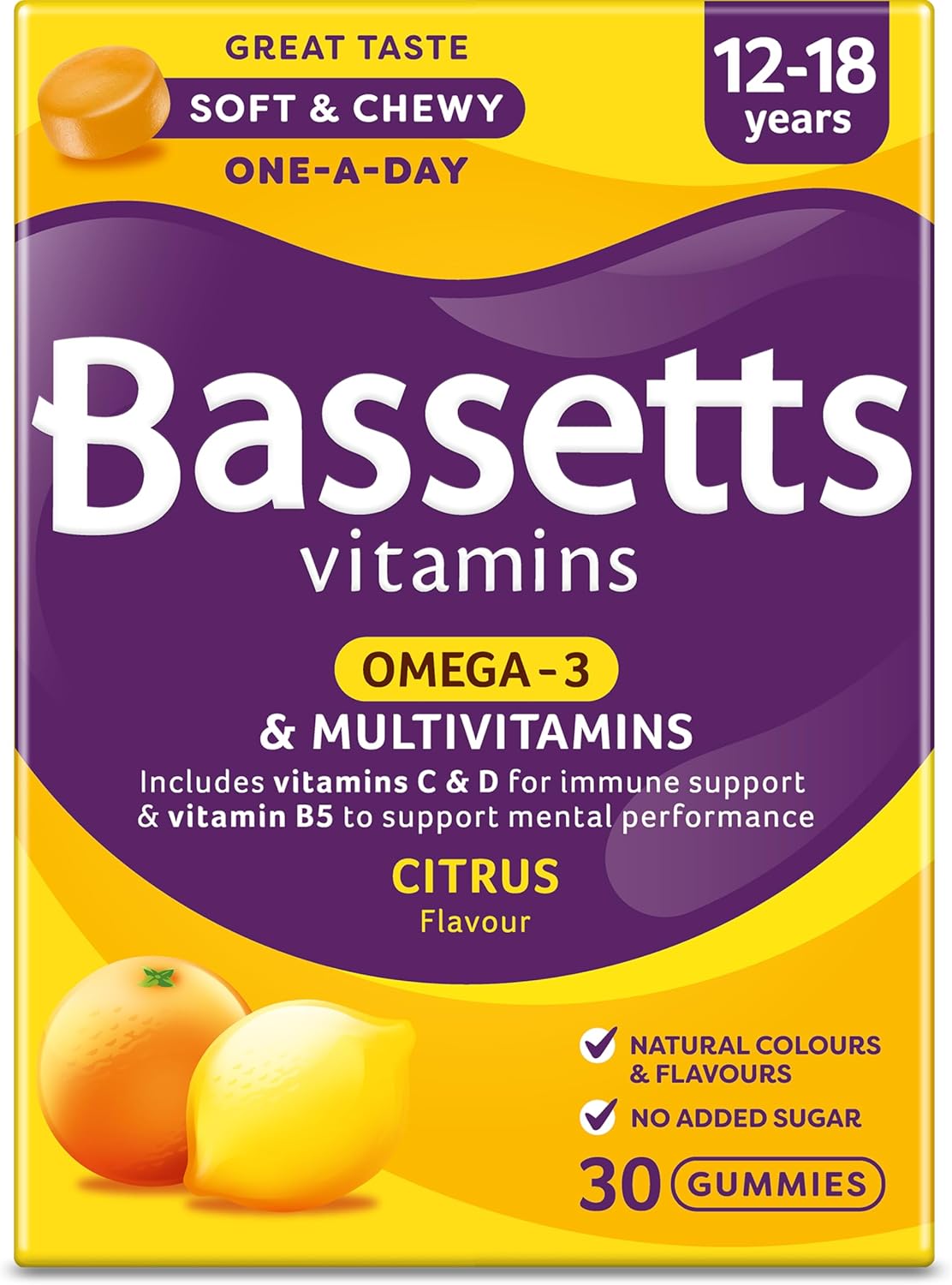 Bassetts Vitamins Omega-3 Gummies Review: Supports Teen Health
