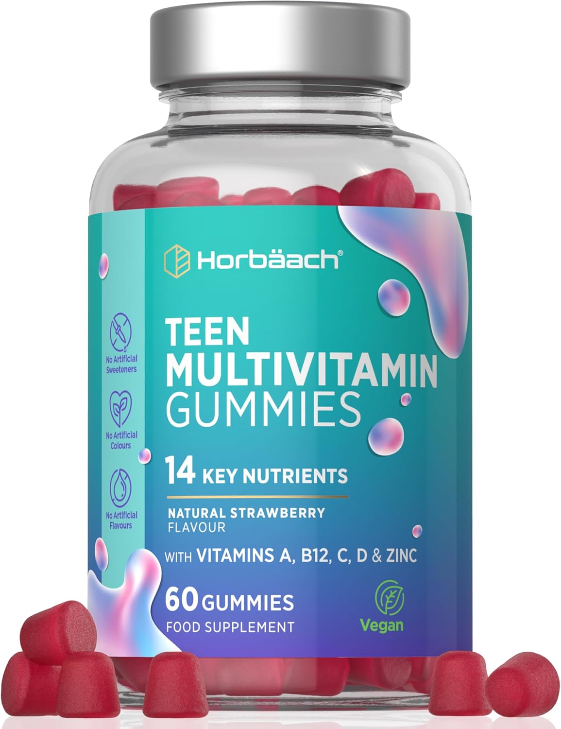 Horbaach Multivitamin Gummies for Teenagers Review: Nutritional Support for Growing Teens
