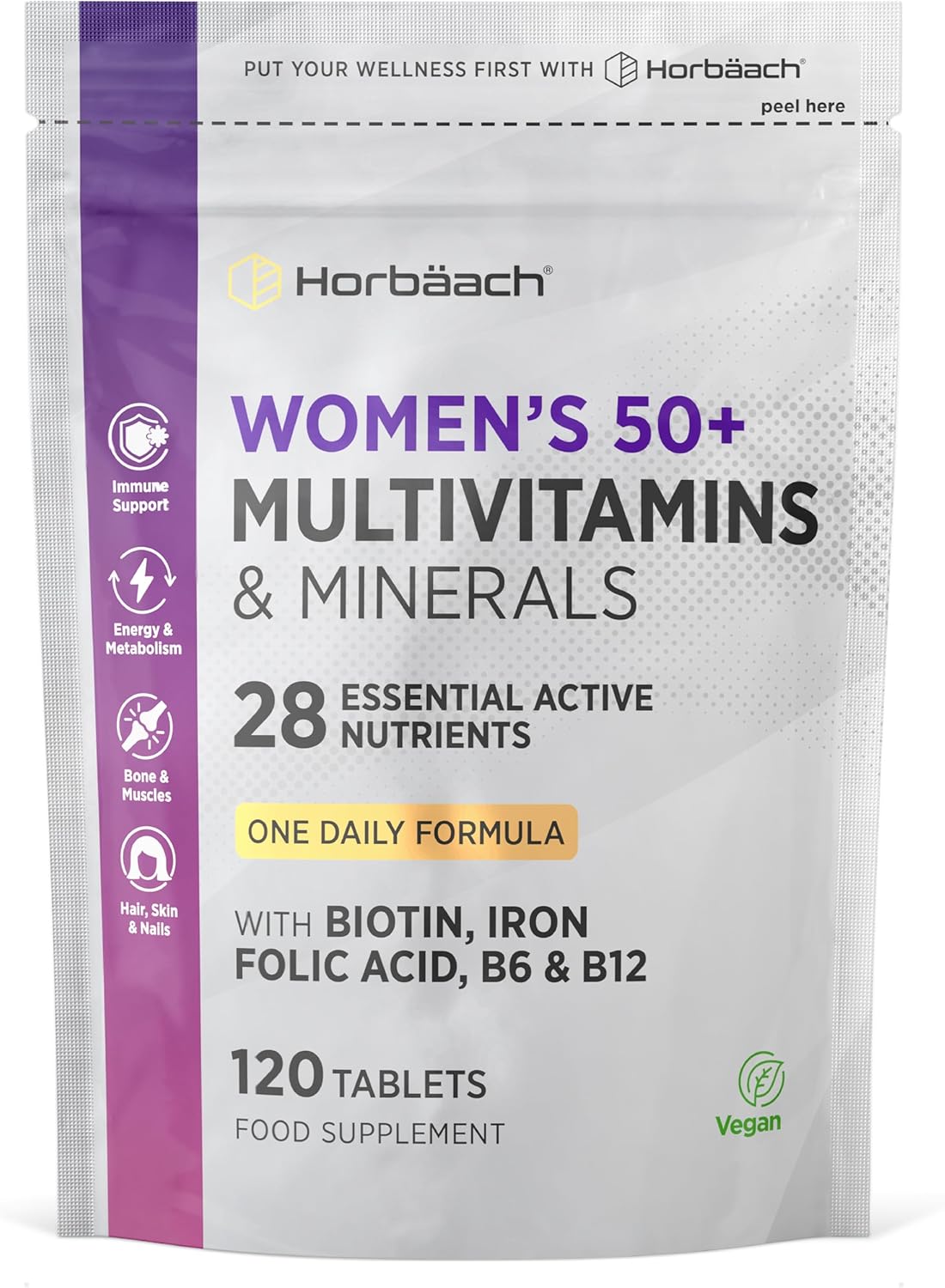 Horbaach Women's Multivitamins 50 Plus Review: Supports Daily Nutritional Needs